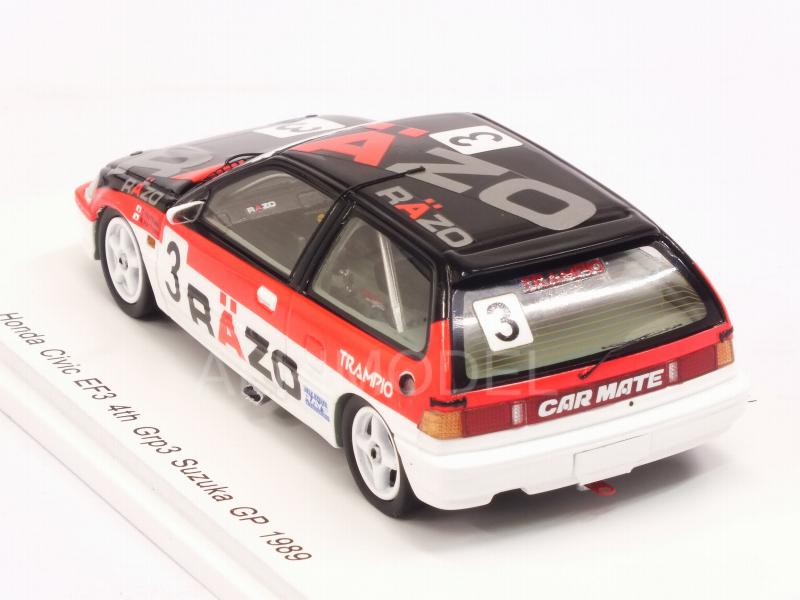 Honda Civic EF3 #3 Suzuka Grp.3 1989 Hattori - Tsutsumi - spark-model