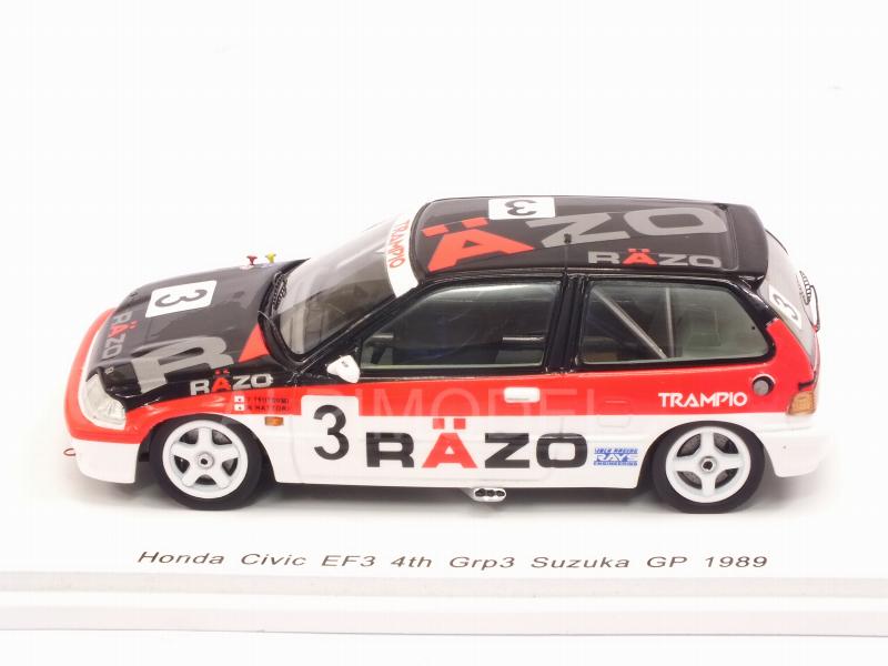 Honda Civic EF3 #3 Suzuka Grp.3 1989 Hattori - Tsutsumi - spark-model