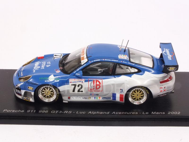 Porsche 911 GT3 RS #72 Le Mans 2002 Alphand - Lavielle - Thevenin - spark-model