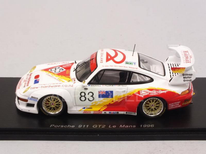 Porsche 911 GT2 #83 Le Mans 1996 Ortelli - Pilgrim - Bagnall - spark-model