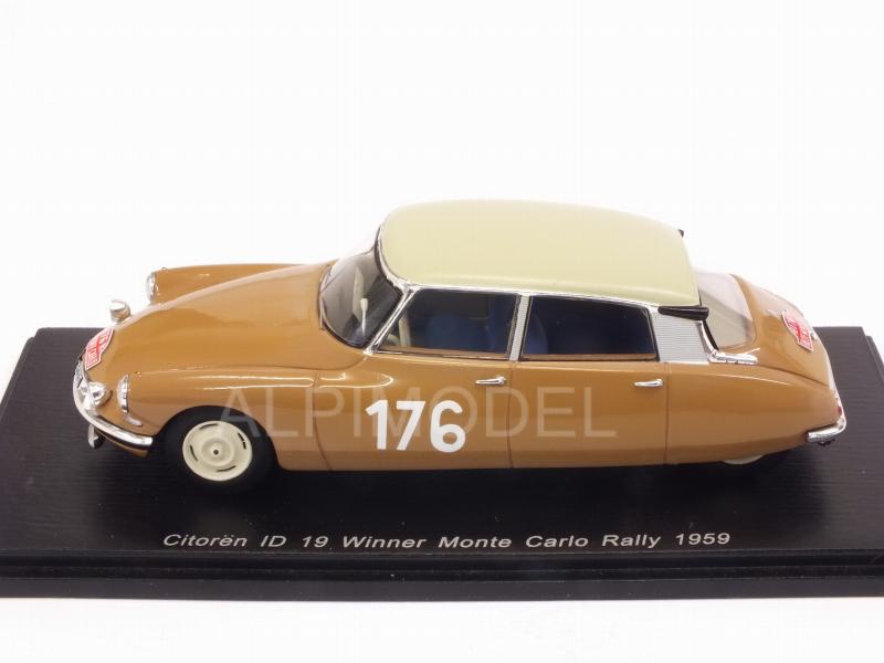 Citroen ID19 #176 Winner Rally Monte Carlo 1959 Coltelloni - Alexandre - Desrosiers - spark-model