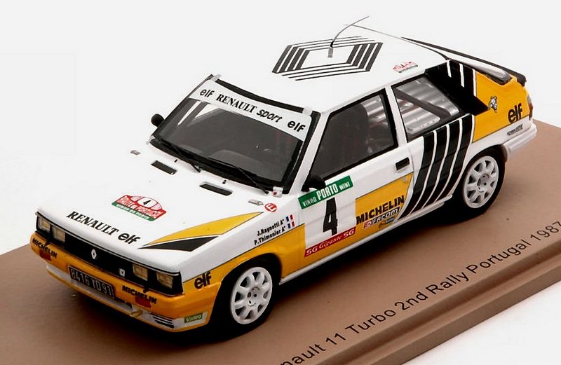 Renault 11 Turbo #4 Rally Portugal 1987 Ragnotti - Thimonier by spark-model