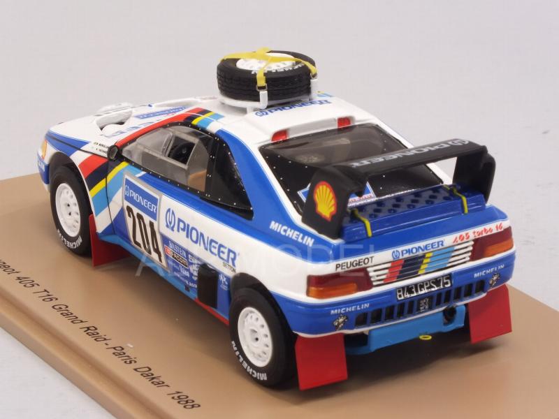 Peugeot 405 T16 #204 Rally Paris-Dakar 1988 Vatanen - Berglund - spark-model