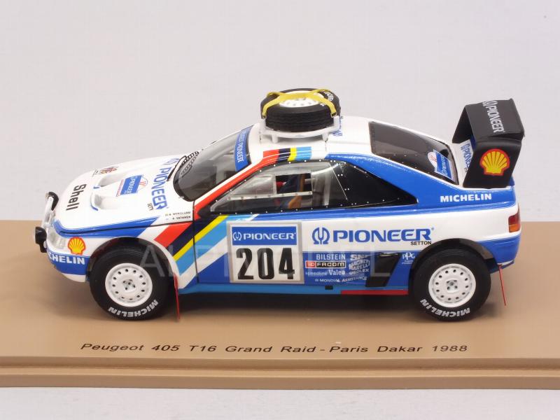 Peugeot 405 T16 #204 Rally Paris-Dakar 1988 Vatanen - Berglund - spark-model