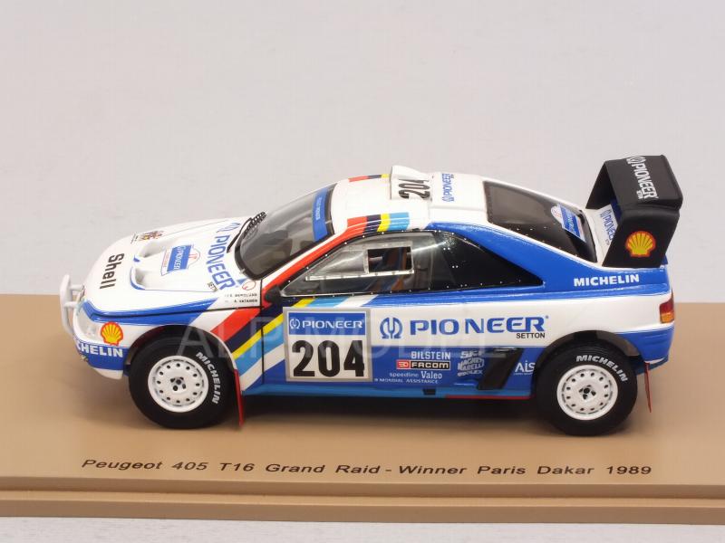 Peugeot 405 T16 #204 Winner Paris Dakar 1989 Vatanen - Berglund - spark-model