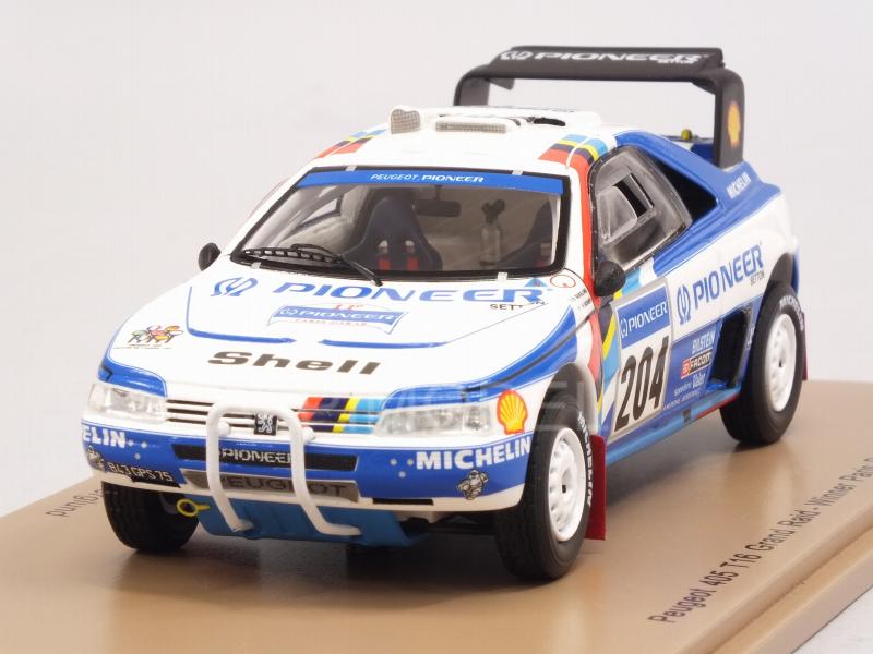 Peugeot 405 T16 #204 Winner Paris Dakar 1989 Vatanen - Berglund by spark-model