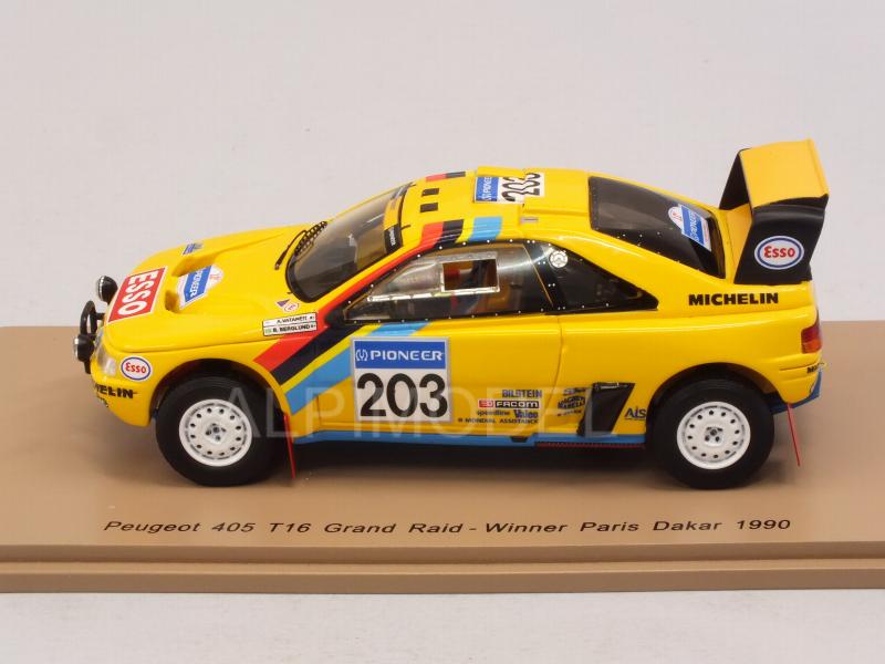Peugeot 405 T16 #203 Winner Paris Dakar 1990 Vatanen - Berglund - spark-model