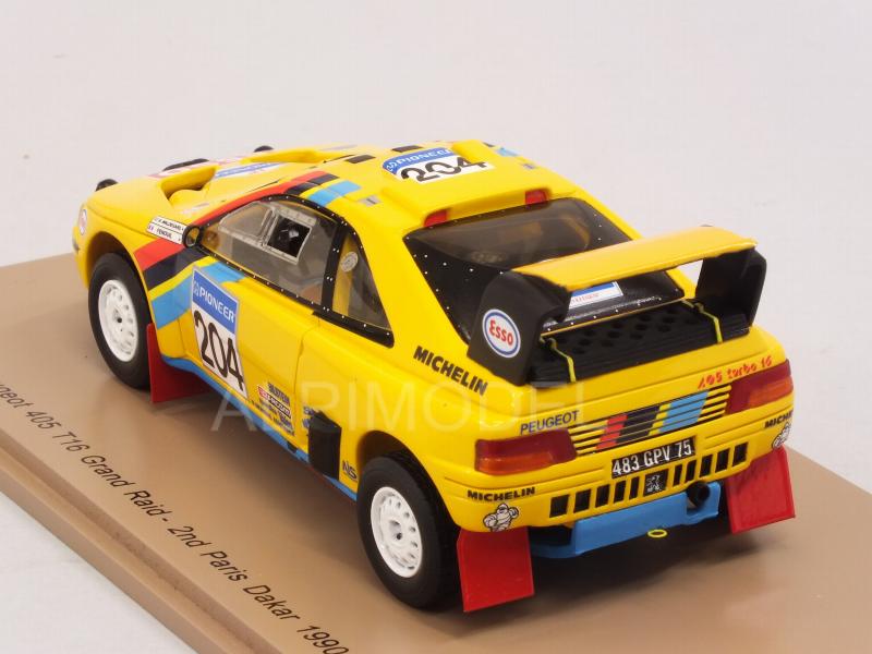 Peugeot 405 T16 #204 Rally Paris-Dakar 1990 Waldegard - Fenouil - spark-model