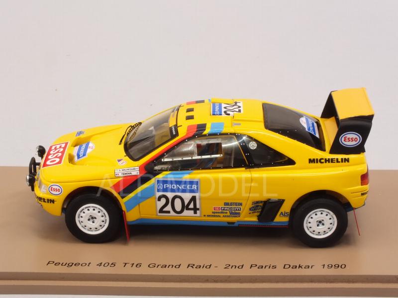 Peugeot 405 T16 #204 Rally Paris-Dakar 1990 Waldegard - Fenouil - spark-model