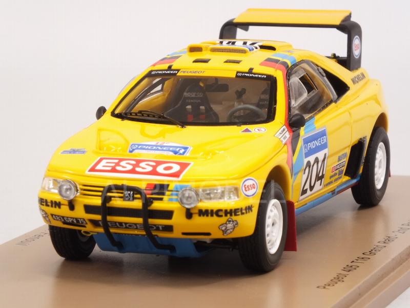 Peugeot 405 T16 #204 Rally Paris-Dakar 1990 Waldegard - Fenouil by spark-model