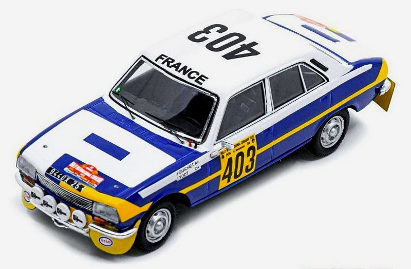 Peugeot 504 #403 Winner Rally Codasur 1979 Guichet - Todt by spark-model