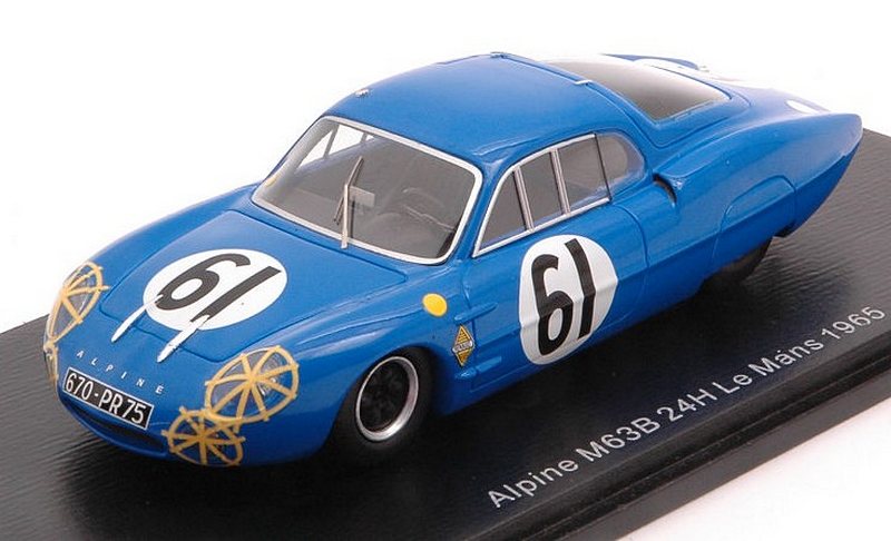 Alpine M63B #61 Le Mans 1965 Bouharde - Monneret by spark-model