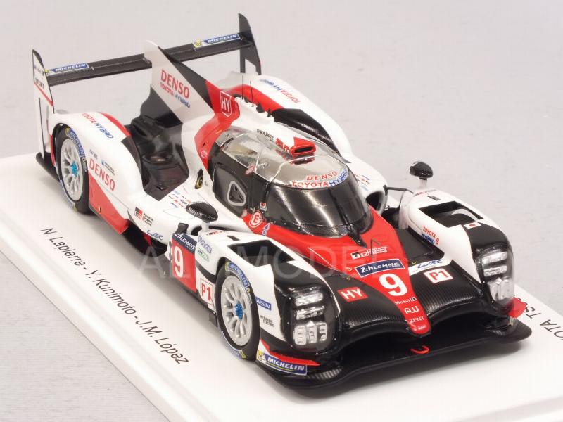 Toyota TS050 Hybrid #9 Le Mans 2017 Lapierre - Kunimoto - Lopez - spark-model
