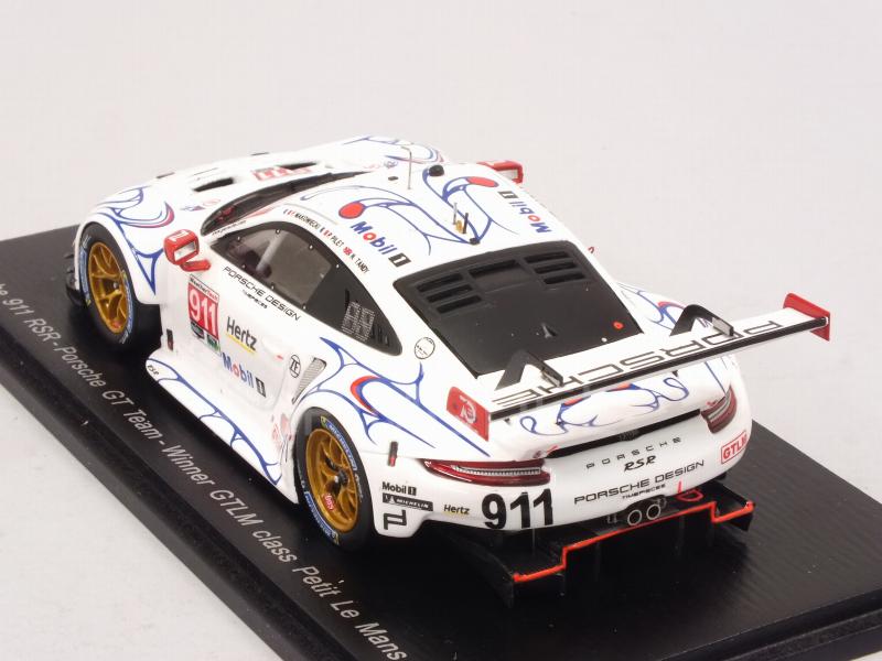 Porsche 911 RSR #911 Winner GTLM Class Petit Le Mans 2018 Pilet - Tandy - Makowiecki - spark-model