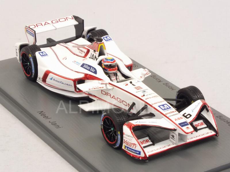 Dragon #6 Hong Kong Formula E Season 4 (2017-18) Neil Jani - spark-model