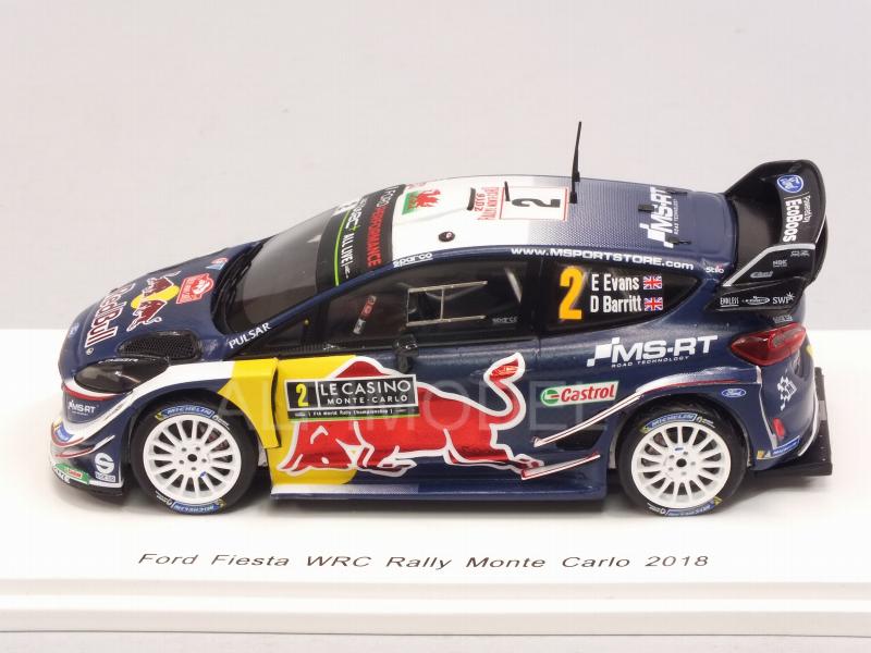 Ford Fiesta WRC #2 Rally Monte Carlo 2018 Evans - Barrit - spark-model