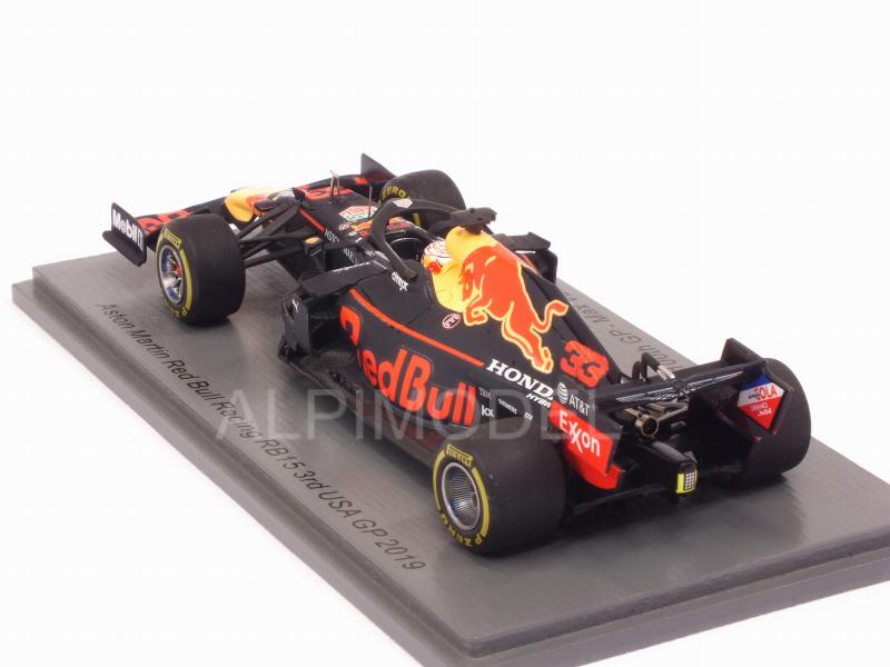 Red Bull RB15 #33 GP USA 2019 Max Verstappen 100th GP - spark-model