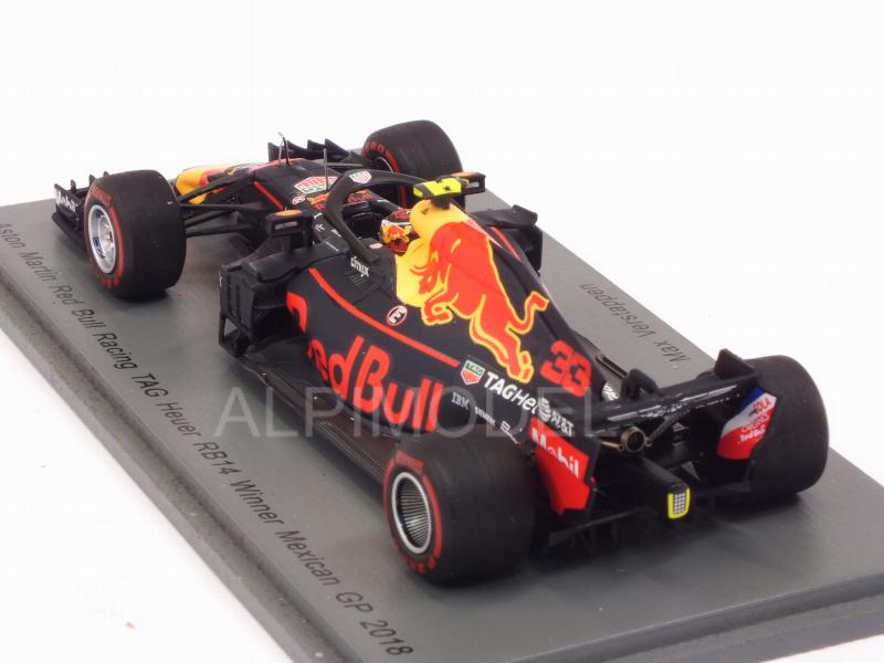 Red Bull RB14 #33 Winner GP Mexico 2018 Max Verstappen - spark-model