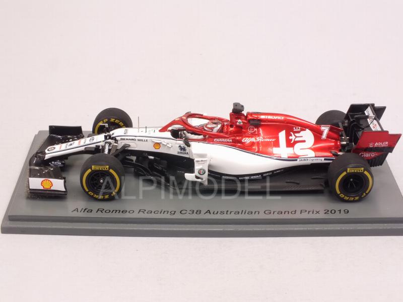 Alfa Romeo C38 #7 GP Australia 2019 Kimi Raikkonen - spark-model