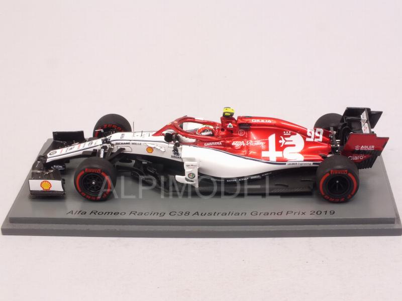 Alfa Romeo C38 #99 GP Australia 2019 Antonio Giovinazzi - spark-model