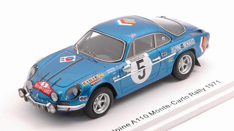Alpine A110 Renault #5 Rally Monte Carlo 1971 Vinatier - Gelin by spark-model