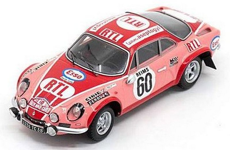Alpine A110 Renault #60 Rally Monte Carlo 1972 Moss-Carlsson - Crellin by spark-model