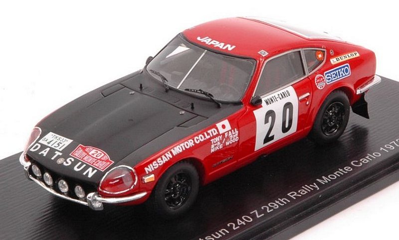 Datsun 240Z #20 Rally Monte Carlo 1972 Fall - Wood by spark-model