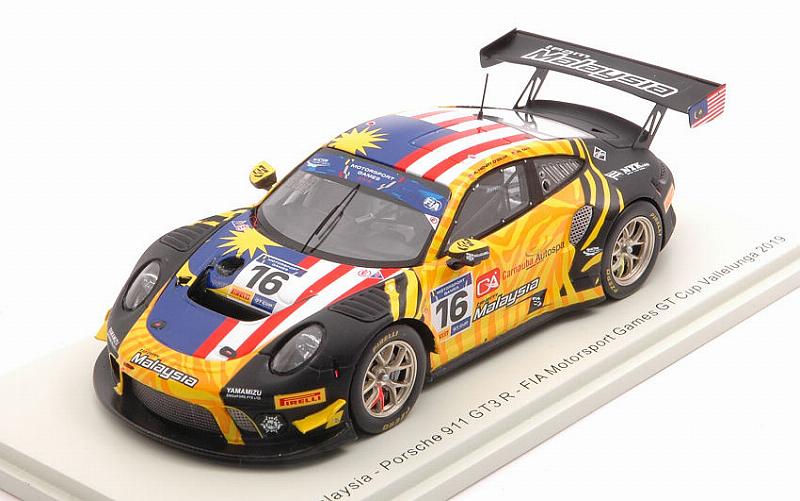 Porsche 911 GT3-R #16 FIA GT Vallelunga 2019 D'Silva - Tan by spark-model