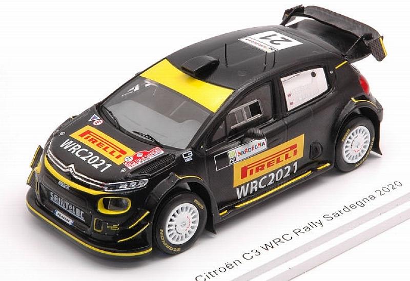 Citroen C3 WRC Rally Sardegna Pirelli Test 2020 Solberg - Mikkelsen by spark-model