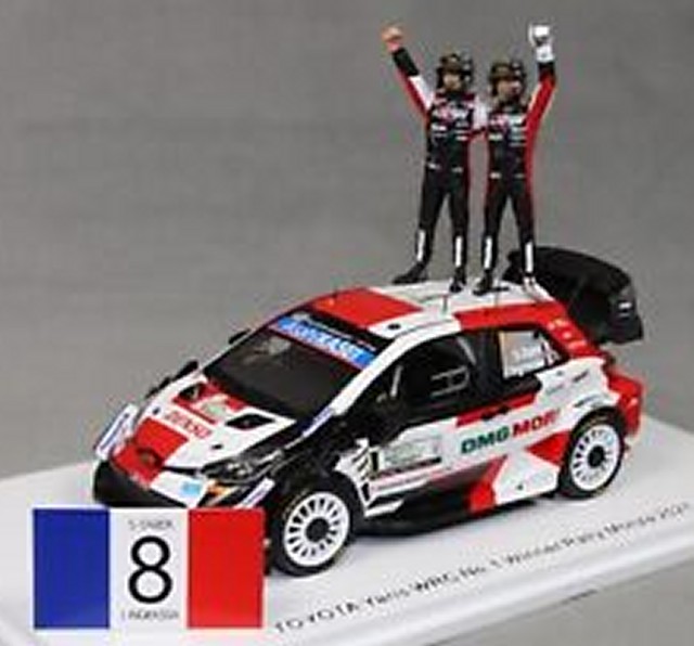 Toyota Yaris #1 Winner Rally Monza 2021 Ogier - Ingrassia (with figures) by spark-model