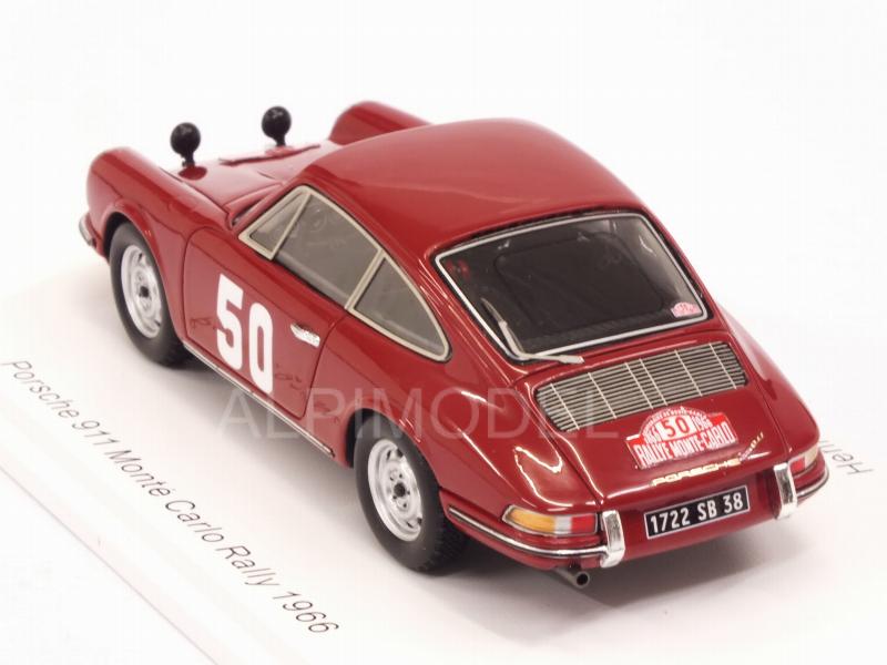 Porsche 911 #50 Rally Monte Carlo 1966 Perrier - Du Pasquier - spark-model