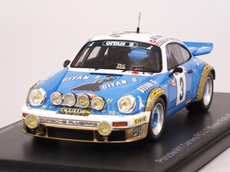 SPARK-MODEL S6639 Porsche 911 #3 Winner Rally Monte Carlo 1978
