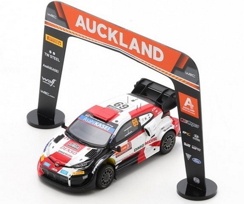Toyota Yaris GR #69 Winner Rally New Zealand 2022 Rovanpera - Halttunen (with race arc) by spark-model