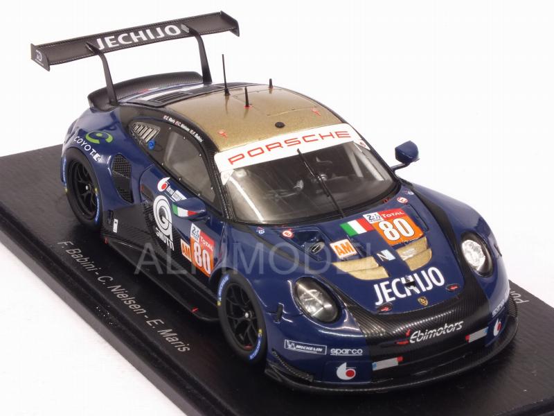 Porsche 911 RSR EbiMotors #80 Le Mans 2018 Babini - Nielsen - Maris - spark-model