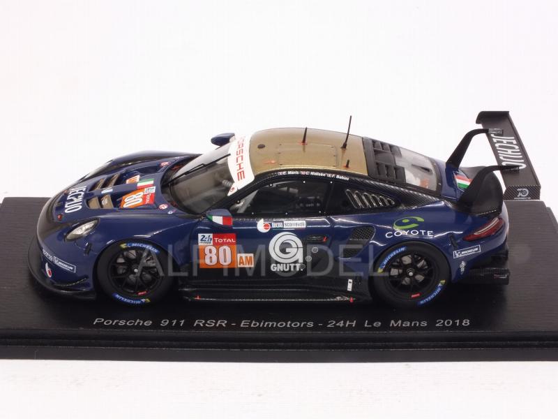 Porsche 911 RSR EbiMotors #80 Le Mans 2018 Babini - Nielsen - Maris - spark-model