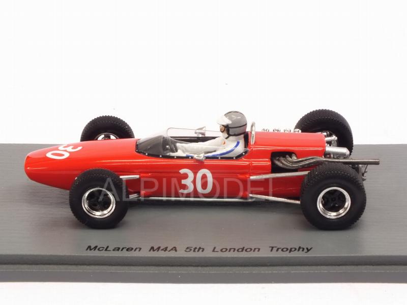 Mclaren F2 M4A #30 London Trophy 1967 P.Courage Red SPARK 1:43 S7149 