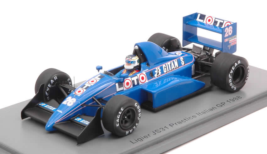 Ligier JS31 #26 Practice GP Italy 1988 Stefan Johansson by spark-model