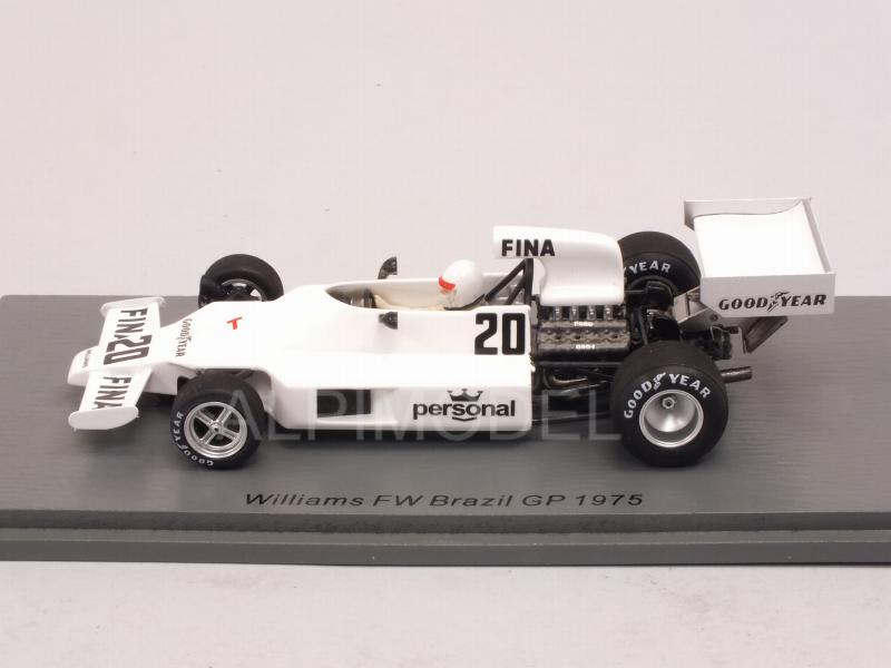 Spark S7485 1/43 1975 FW Arturo Merzario brasileño Williams GP F1 Modelo 