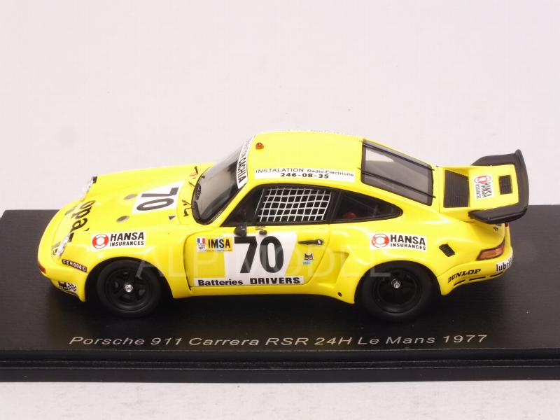 Porsche 911 Carrera RSR #70 Le Mans 1977 Lautour - Delaunay - Guerin - spark-model