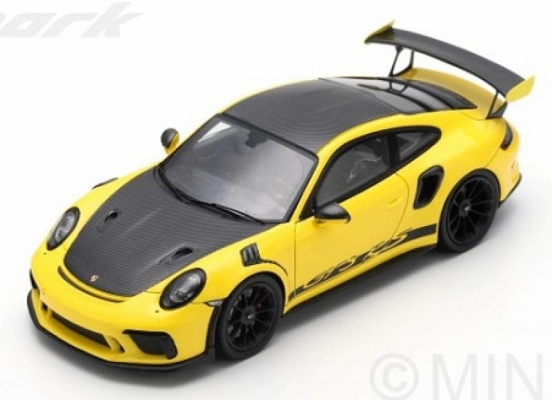 Porsche 911 GT3 RS Weissach Package 2018 (Yellow/Black) by spark-model