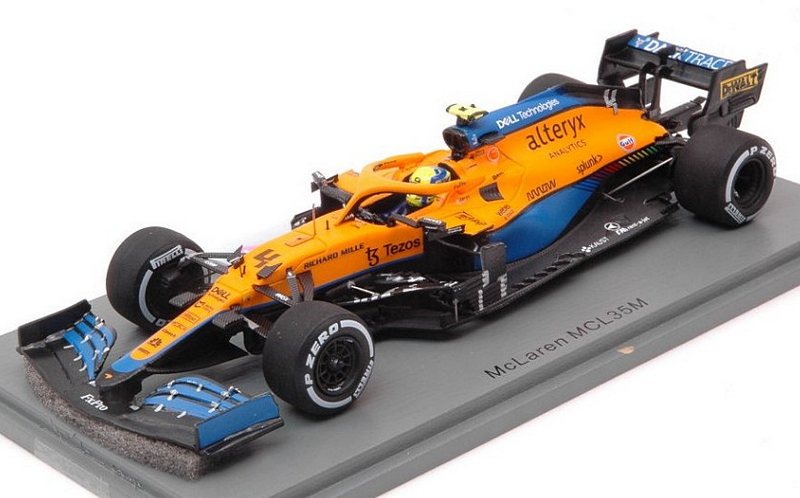 McLaren MCL35M #4 GP Italy 2021 Lando Norris (with pit board) by spark-model