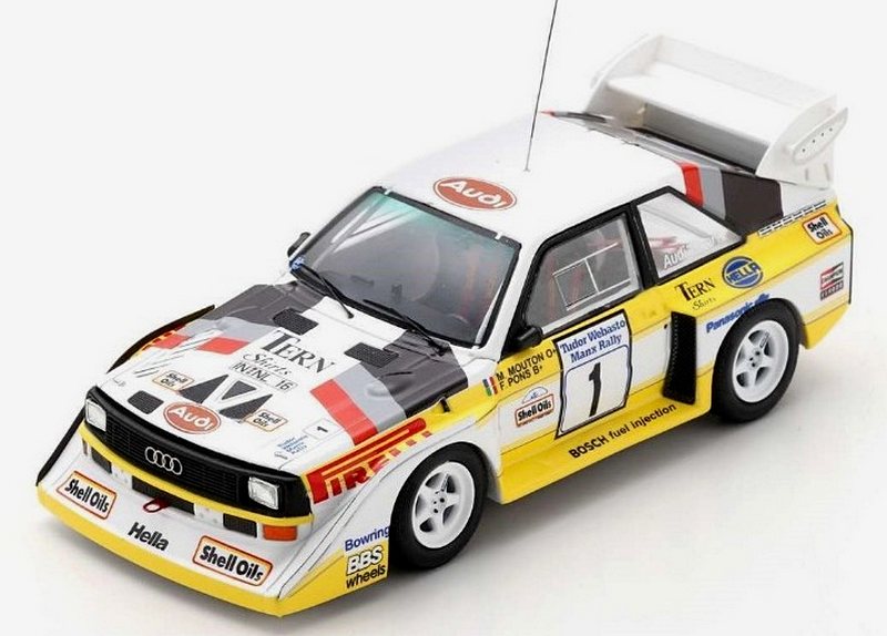 Audi Quattro S1 #1 Manx Rally 1985 Mouton - Pons by spark-model
