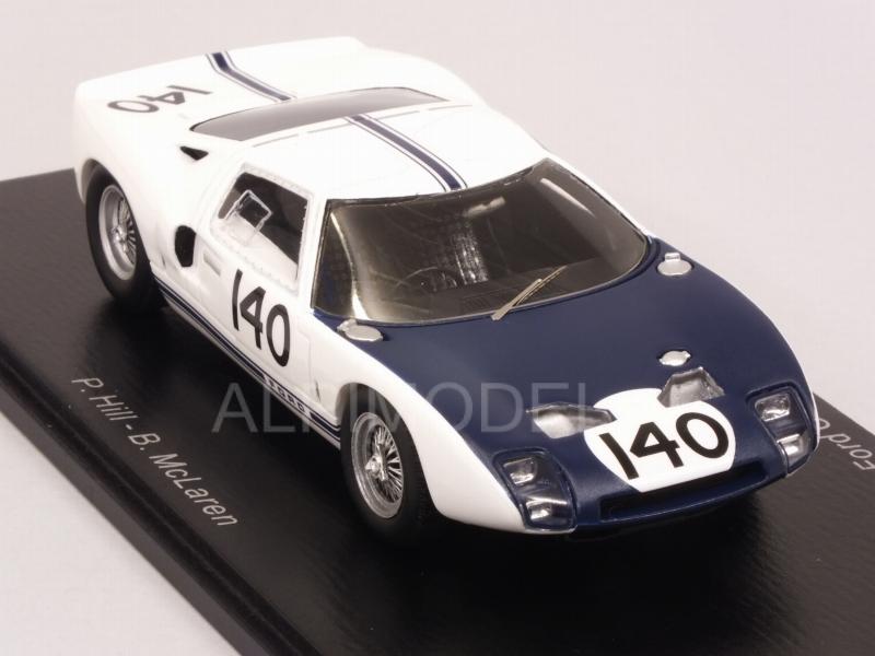 Ford GT #140 1000 Km Nurburgring 1964 Hill - McLaren - spark-model
