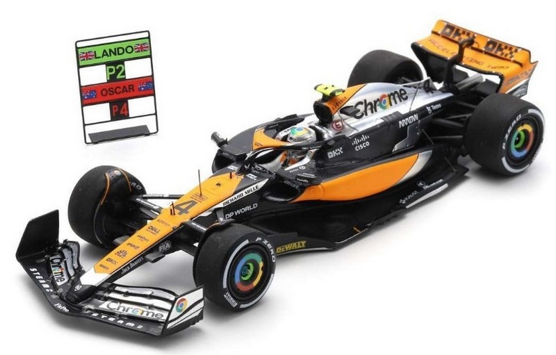 McLaren MCL60 #4 British GP 2023 Lando Norris (with pit board)1:43 by spark-model