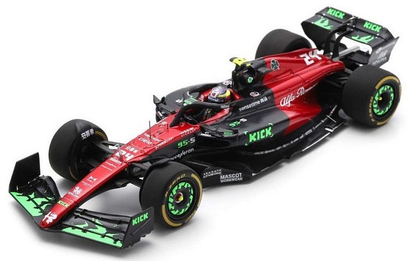Alfa Romeo C43 Team Kick #24 GP Belgium 2023 Zhou GuanYu by spark-model