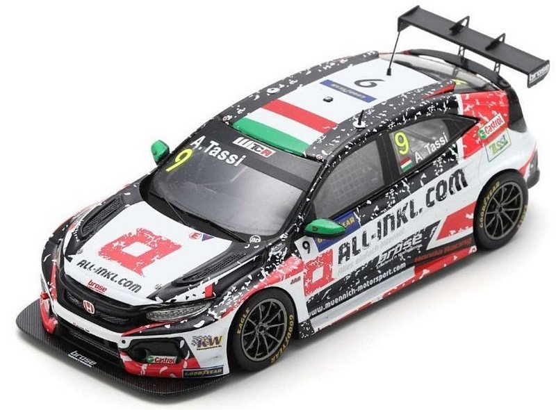 Honda Civic R #9 Race2 WTCR Nurburgring 2020 A.Tassi by spark-model