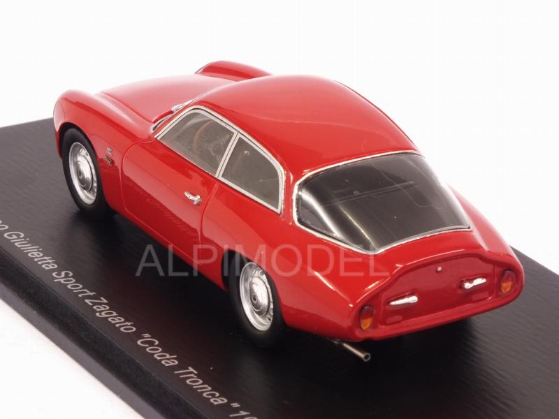 Alfa Romeo Giulietta Sport Zagato Coda Tronca 1960 (Red) - spark-model