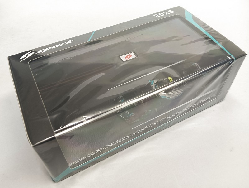 Mercedes W17 AMG #12 Winner GP China 2026 Kimi Antonelli (with pit boards) Special Edition - spark-model