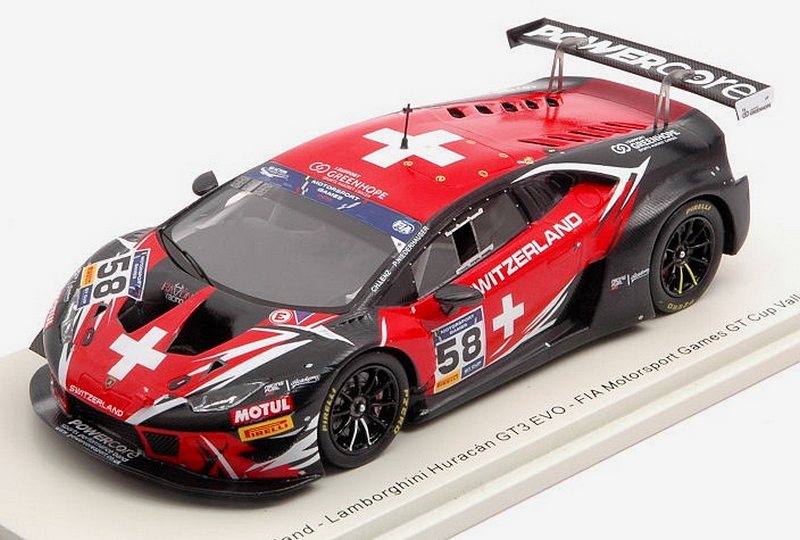 Lamborghini Huracan GT3 #58 Vallelunga 2019 Lenz - Niederhauser by spark-model