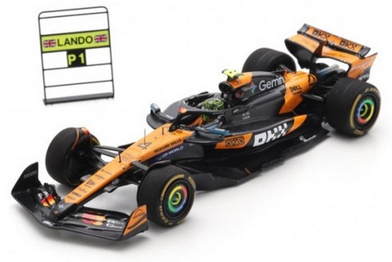 McLaren MCL39 #4 Winner GP Brasil 2025 Lando Norris World Champion  (with pit board) by spark-model